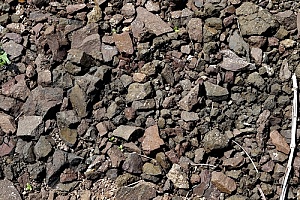 close up look of different rock texture and sizes