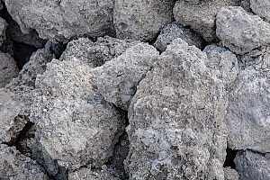 close up view of an aggregate product