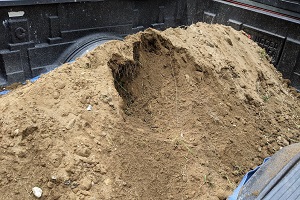 common fill dirt loaded in truck
