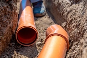 pipes under topsoil