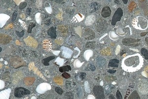 shell aggregate concrete floor