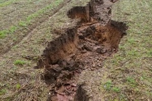 soil erosion in ground