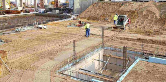 soil compaction of construction site
