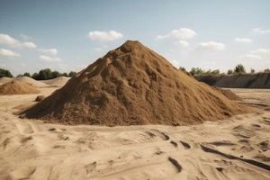 construction sand on ground in Central Florida