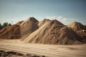 SW Florida construction sand on ground