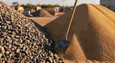 Piles of Fill Material from local Florida aggregate supplier