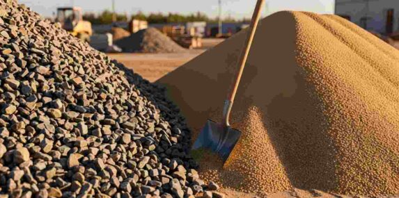 Piles of Fill Material from local Florida aggregate supplier