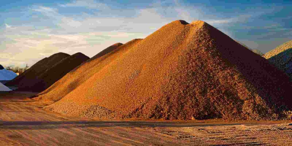 Pile of Fill Dirt and Sand at Construction Site in Florida