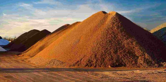 Pile of Fill Dirt and Sand at Construction Site in Florida